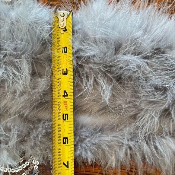 Gray Feather Tube Top - Picture 7 of 9